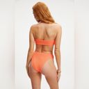 Good American  Orange Cream Crinkle Basic Bandeau Bikini Top—Size 00/0 (XXS/XS) Photo 1