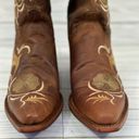 Shyanne  Women’s Western Floral Embroidered Leather Cowgirl Boots Size 7 Photo 2