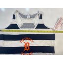 Sideline Apparel  Detroit Tigers Blue White Tank Top Size L Women's NWT Photo 6