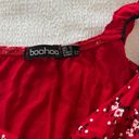 Boohoo Red Sundress Photo 3