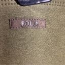 Polo  Ralph Lauren leggings equestrian olive green faux suede patches small Photo 3