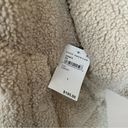 Good American NWT  Faux Shearling Cocoon Puffer Jacket in Tusk 4 XL Photo 8