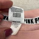 PINK - Victoria's Secret PINK Victoria’s Secret Light Pink w/Black Letters Long Sleeve Cropped Sweatshirt Photo 7