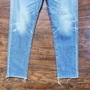 AG Adriano Goldschmied AG • The Ex-Boyfriend Slim jean AG-ED Denim slouchy cropped raw hem frayed Photo 7