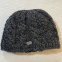 The North Face  Charcoal Gray Knit Beanie Hat One Size Unisex Wool Blend Photo 0