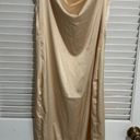 Boutique Champagne Maxi Dress Photo 0