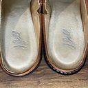 J.Jill  Faux Suede Paisley Printed Tan Mules - size 6.5 Photo 3