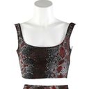 Missguided snake animal print bra crop top and mini skirt set 0 Photo 2