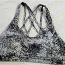 Lululemon   Free To Be Serene Bra Serigraph Starling black multi size 8 Photo 6