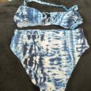 Time And Tru High Rise Bottom Blue Swim Suit  Photo 4