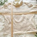 The Moon  & Madison Turtleneck Cream Knit Sweater Small Photo 9