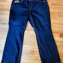 Lane Bryant NEW NWT  Mid Rise Boot Cut 24 Embellished Dark Wash Regular Photo 0