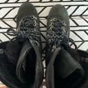 Sorel  Conquest Waterproof Leather Wedge ankle lace up boots in black size 8 Photo 6