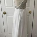 Faviana NWT  GLAMOUR S7500 White Prom Dress/Gown Photo 2