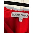 Almost Famous  red off the shoulder romper NEW S Photo 5