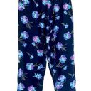 Vans  Off the Wall Floral Print‎ Drawstring cropped Pants size Large Photo 1