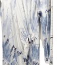 Young Fabulous and Broke  Tie Dye Long Sleeve Maxi Dress in White/Blue Photo 3
