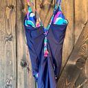 La Blanca NWOT  Painted Leaves One Piece Reversible Swimsuit Photo 7