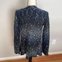 BCBGMAXAZRIA  Multicolor Cardigan Sweater Black Button Front and Edging Trim S Photo 2