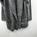 Vince  Gray Mohair Wool Blend Long Sleeve Hooded Knit Oversized Cardigan Size S Photo 21