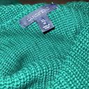 Lands'End  Cowl Neck Tunic Knit Sweater Size. XL (18) Green Photo 2