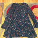 Xhilaration Y2K Peasant Bohemian Paisley Print Long Sleeve Dress Size Medium Photo 4