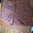 White House | Black Market  brown shorts with cross stick on side Photo 6