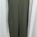 James Perse Standard  Artillery Green Ribbed Knit Tank Dress Sz.3(L) NWT Photo 5