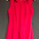 Calvin Klein  pink sleeveless dress with brass zipper and decorative neckline Photo 3