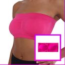 No Boundaries Hot Pink Seamless Bandeau Bra •Size Medium Photo 7