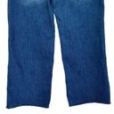 Sneak Peak  JRS SZ 11/W30 Wide Leg Jeans Belted Frayed Hems Stretch Hi-Rise Blue Photo 5