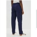 Anthropologie NWT Maeve  Tenley Twill Track Pant Joggers Navy Size Small Photo 3