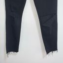 RE/DONE NWT  90s High Rise Loose In Jet Black With Rips Photo 5