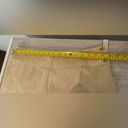 Ralph Lauren Lauren  Khaki 100% Linen Wide Leg Pants Side Zip NWT Size 12 Photo 4