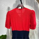 St. John  for Neiman Marcus Red Blur Santana Knit 70s dress sz 8 small medium 70s Photo 5