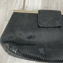 Banana Republic  Black Textured Evening Shoulder Clutch Bag Photo 2