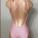 ONIA New.  textured stripe swimsuit. NWOT Photo 2