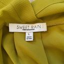 Sweet Rain  Women’s Large Chartreuse Green Short Sleeve Lightweight Pocket Blouse Photo 6