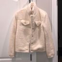 Pink Lily Cream Sherpa Jacket Photo 0