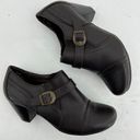 Wearever Wear.Ever (7.5) Calida Espresso Brown Faux Leather Chunky Loafer Ankle Boots Photo 2