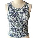 Balance Collection  Paint Splatter Sleeveless Activewear Crop Top ~ Women's XL Photo 0