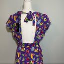 Romeo + Juliet Couture NWT Purple Pink Multi Tropical Floral Maxi Dress Banana Leaves Hibiscus New Photo 2