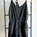 Honey Punch Black Eyelet Romper Photo 0