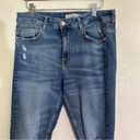 ZARA  Basic Z1975 Denim High Rise Size 8 Raw Hem Skinny Jeans Distressed Size 8 Photo 7