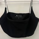 WILO Spaghetti Strap Black Sports Bra Women's Size Large Photo 2