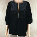 T Tahari Tahari Studded Velvet Top NWT SMALL Photo 0