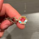 Kendra Scott Teo Dichroic Glass Gold Necklace Photo 4