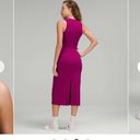 Lululemon NWT  All Aligned Midi Dress in Dark Red Size 4 Photo 7