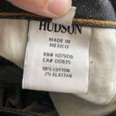 Hudson Jeans Hudson Sz 31 Carly Flap Straight Leg Mid Rise Denim Blue Jeans Stretch Dark Wash Photo 11