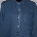 Madewell  Chambray Popover Shirtdress Size M Photo 4